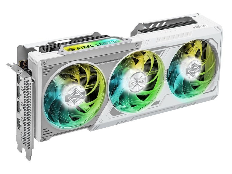 ASRock Intel Arc B580 Steel Legend OC 12GB GDDR6 Graphics Card - Image 3