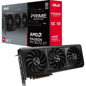 ASUS Radeon RX 9070 XT Prime OC 16GB GDDR6 Graphics Card 90YV0L71-M0NA00