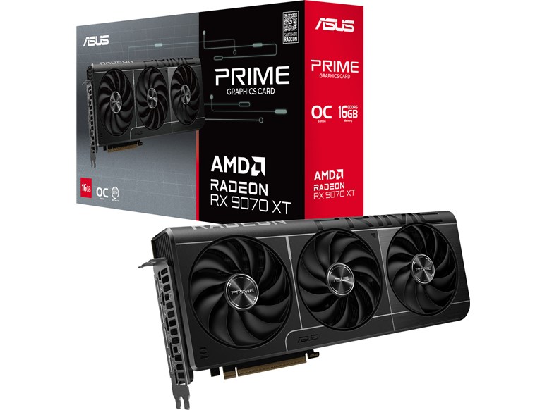 ASUS Radeon RX 9070 XT Prime OC 16GB GDDR6 Graphics Card 90YV0L71-M0NA00