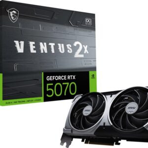 MSI GeForce RTX 5070 Ventus 2X OC 12GB GDDR7 Graphics Card RTX 5070 12G VENTUS 2X OC
