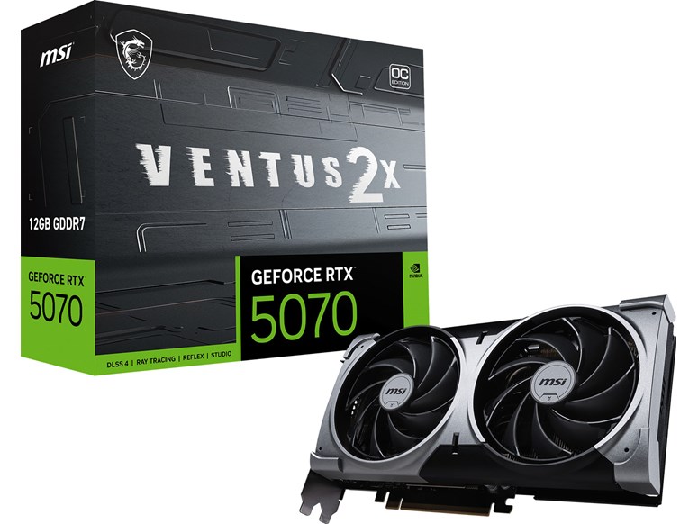 MSI GeForce RTX 5070 Ventus 2X OC 12GB GDDR7 Graphics Card RTX 5070 12G VENTUS 2X OC