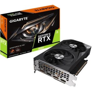 Gigabyte GeForce RTX 3060 Windforce OC 12GB GDDR6 Graphics Card GV-N3060WF2OC-12GD V2