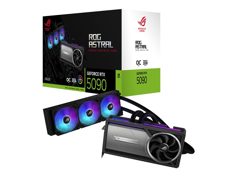 ASUS GeForce RTX 5090 ROG Astral LC OC 32GB GDDR7 Graphics Card 90YV0LW2-M0NA00
