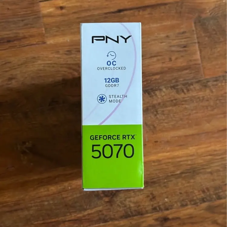 BNIB PNY RTX 5070 12 GB Overclocked Triple Fan - Image 3